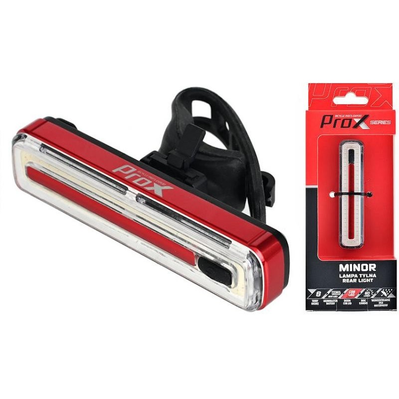 LAMPA TYŁ PROX MINOR COB LED 60 Lm, 800 mAh, USB