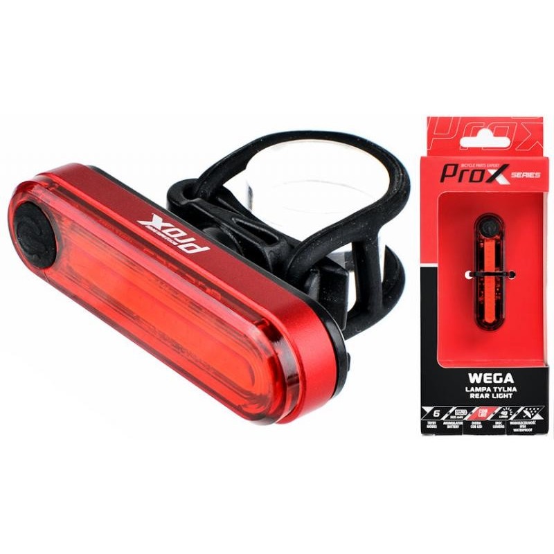 LAMPA TYŁ PROX WEGA LED COB 40lm, 500 mAh, USB