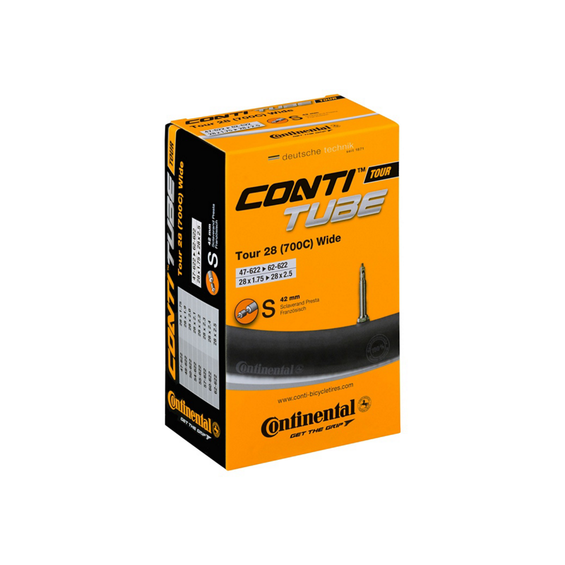 Dętka Continental Tour 28 Wide Presta 42mm 54-584/62-622