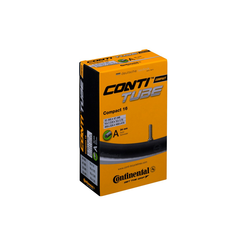 Dętka Continental Compact 16 Auto 34mm 32-305/47-349