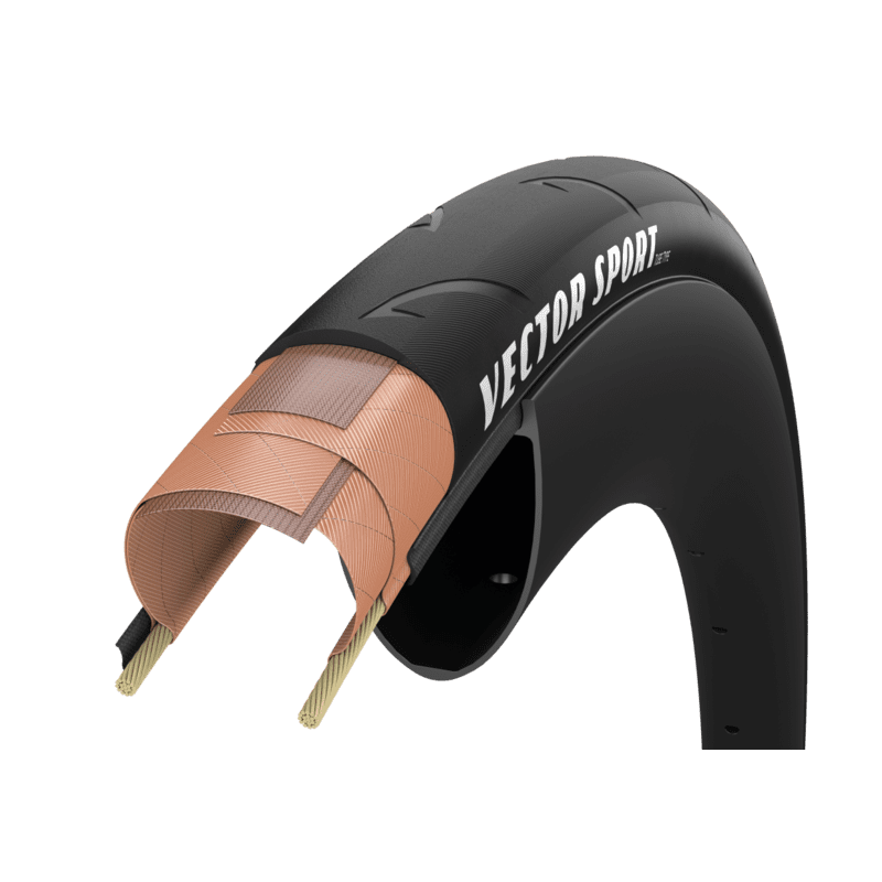 Opona GOODYEAR - Vector Sport Tube Type 700x28/28-622 k. Blk