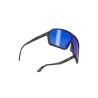 Okulary Rudy Project SPINSHIELD BLACK MATTE - Multilaser Blue