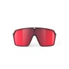 Okulary Rudy Project SPINSHIELD BLACK MATTE - Multilaser Red