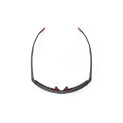 Okulary Rudy Project SPINSHIELD BLACK MATTE - Multilaser Red