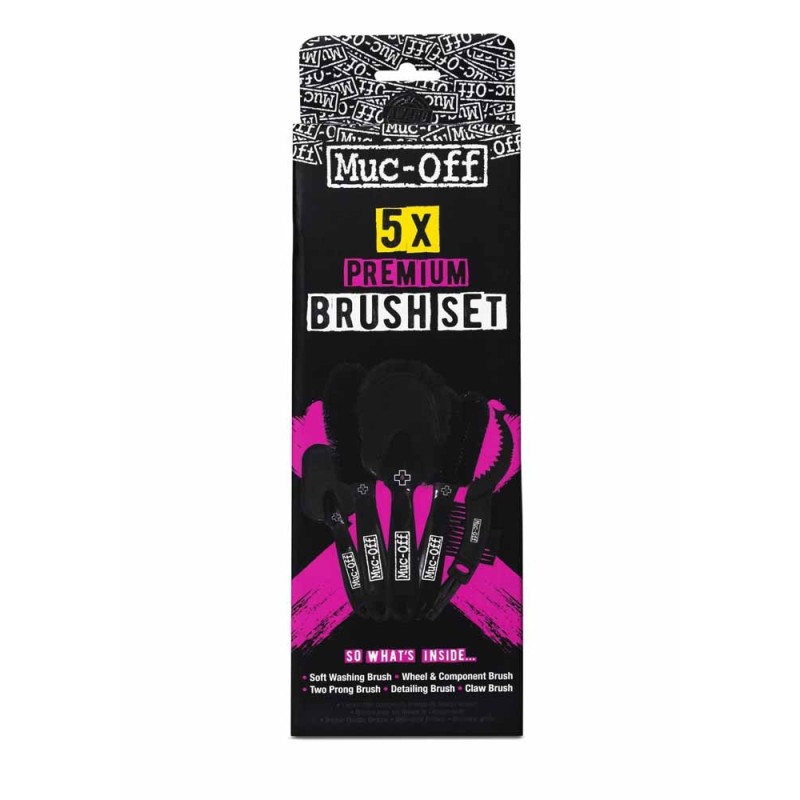 MUC-OFF ZESTAW 5 SZCZOTEK Premium Brush Set
