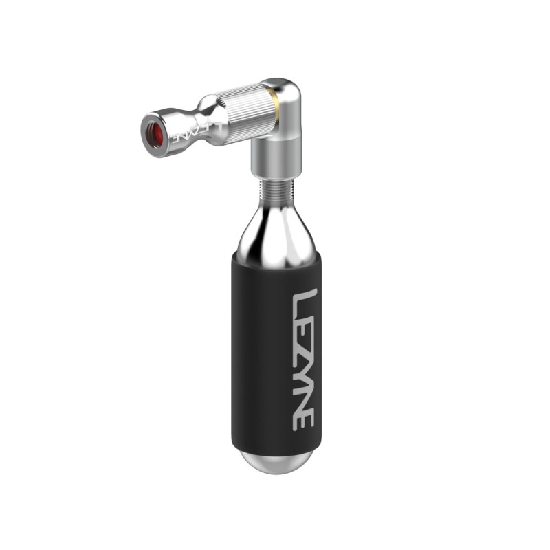 Lezyne pompka TRIGGER DRIVE CO2 + 1x nabój gazowy 16g srebrny połysk