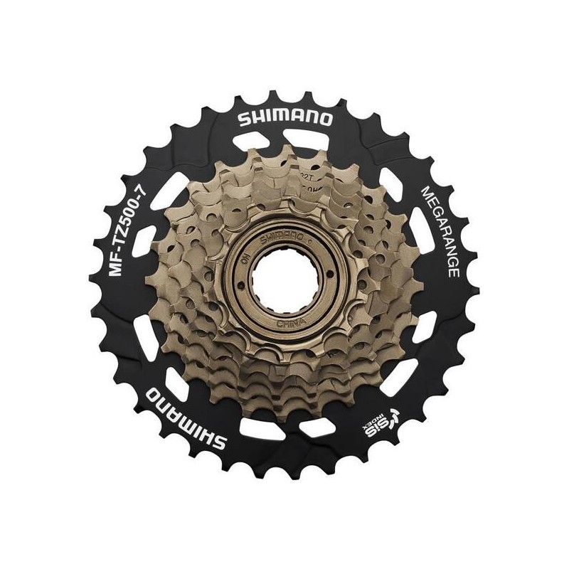 SHIMANO Wolnobieg wielorzędowy MF-TZ500-7 7 rzędów 14–16–18–20–22–24–34T