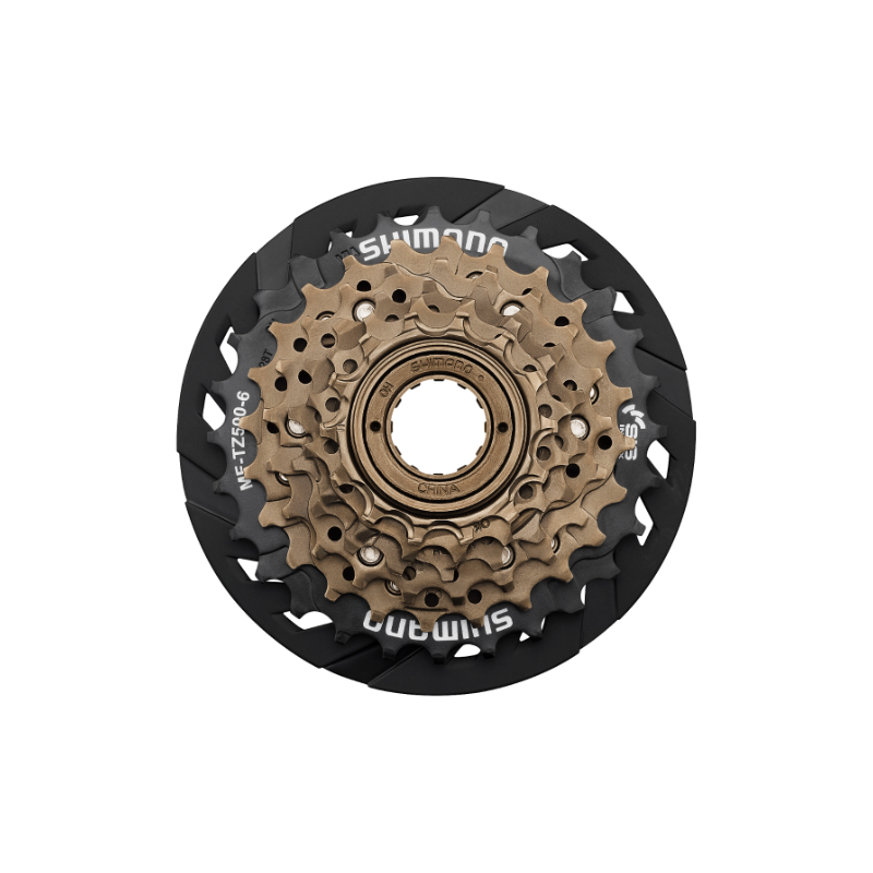 SHIMANO Wolnobieg wielorzędowy MF-TZ500-6 6 rzędów 14–16–18–21–24–28T Z osłoną szprych